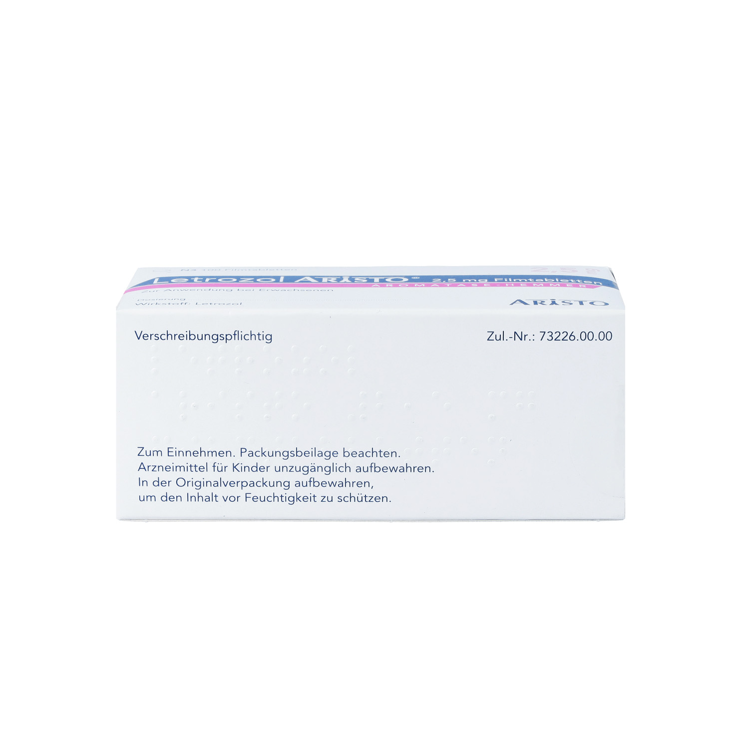 LETROZOL Aristo 2,5 mg Filmtabletten