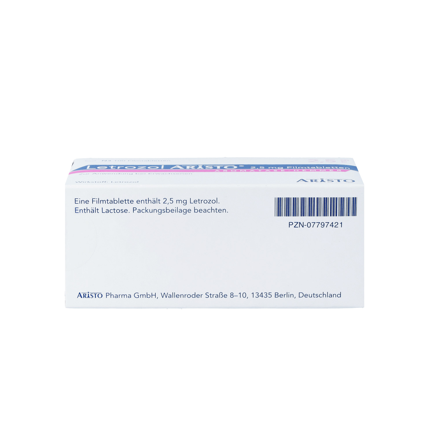 LETROZOL Aristo 2,5 mg Filmtabletten