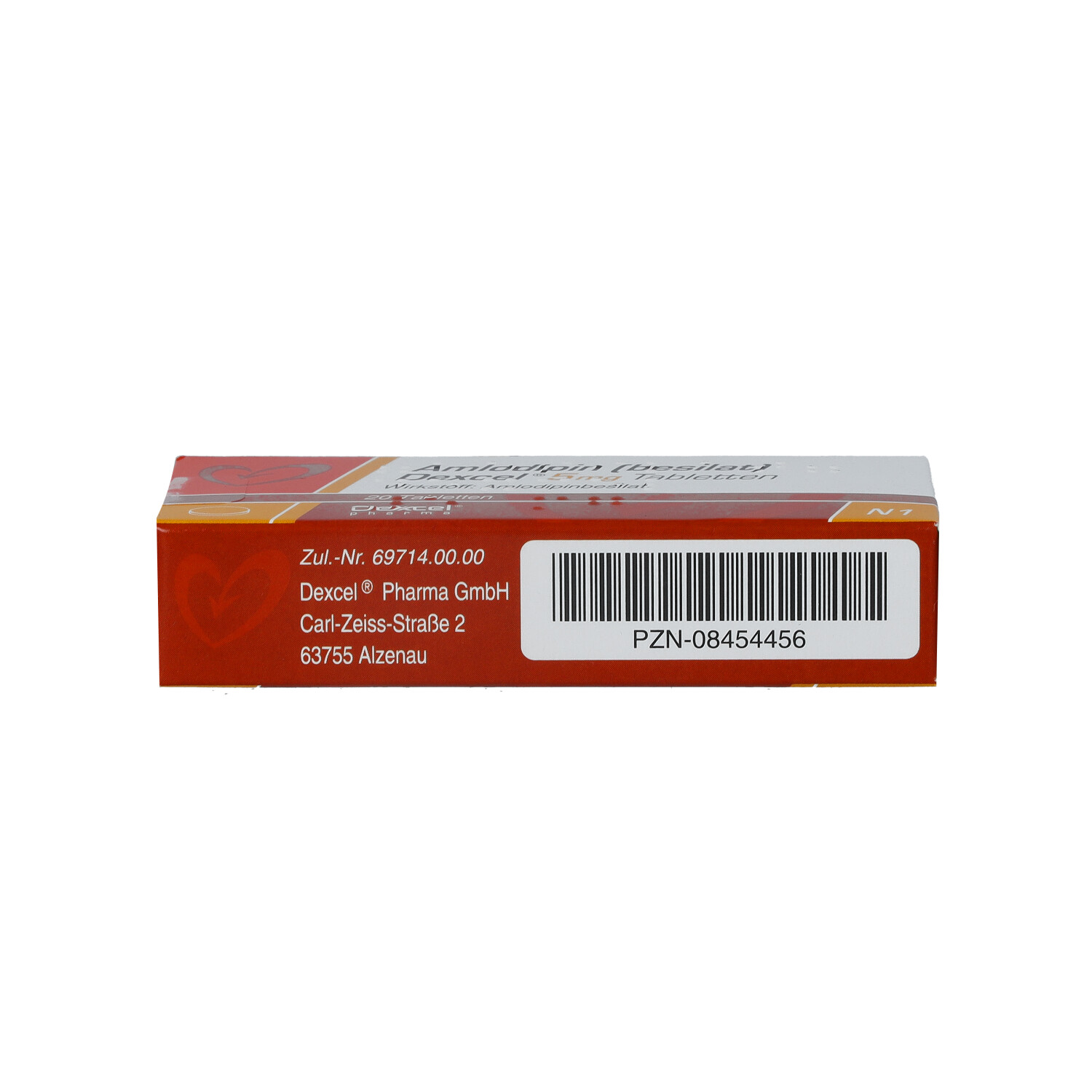 AMLODIPIN besilat Dexcel 5 mg Tabletten