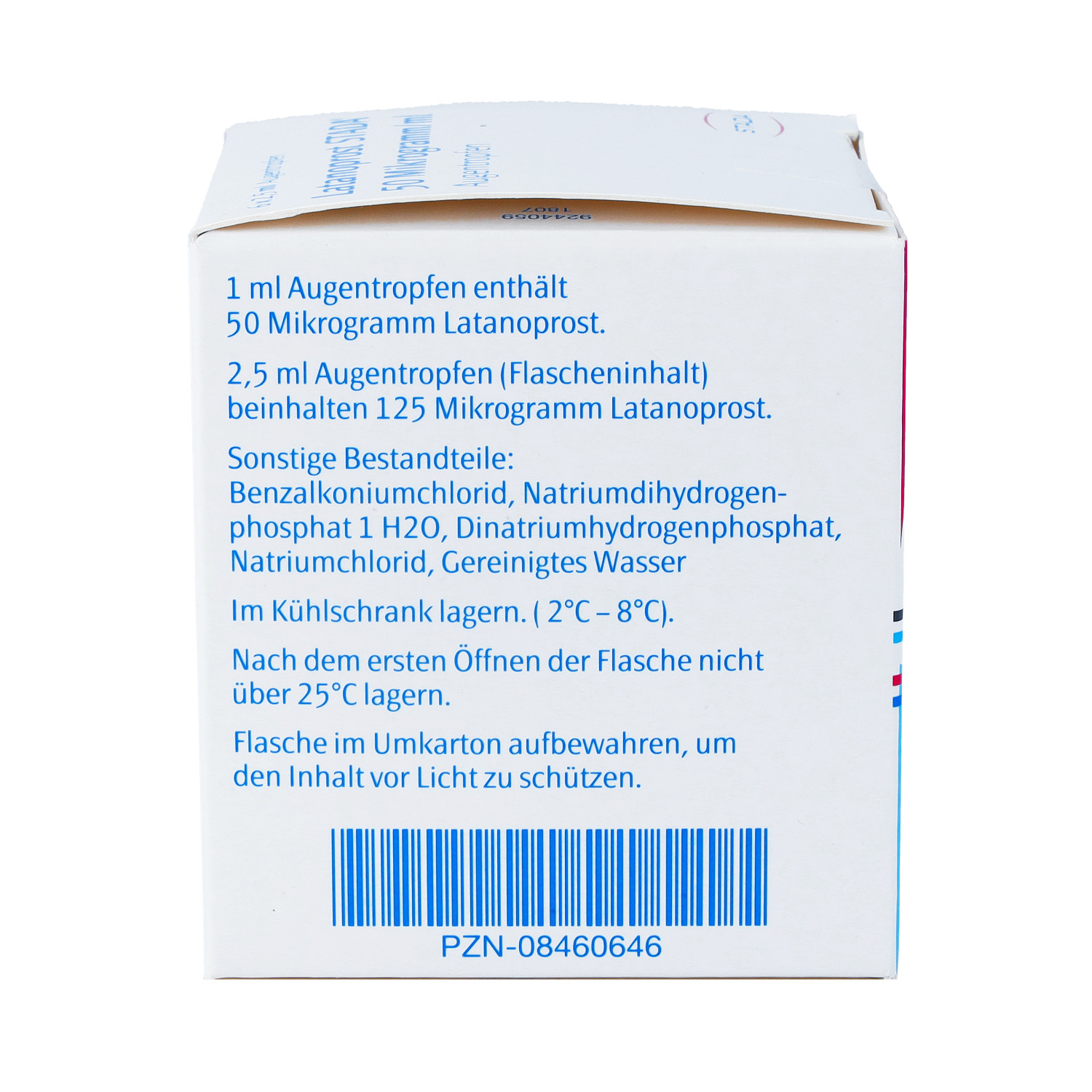 LATANOPROST STADA 50 Mikrogramm/ml Augentropfen