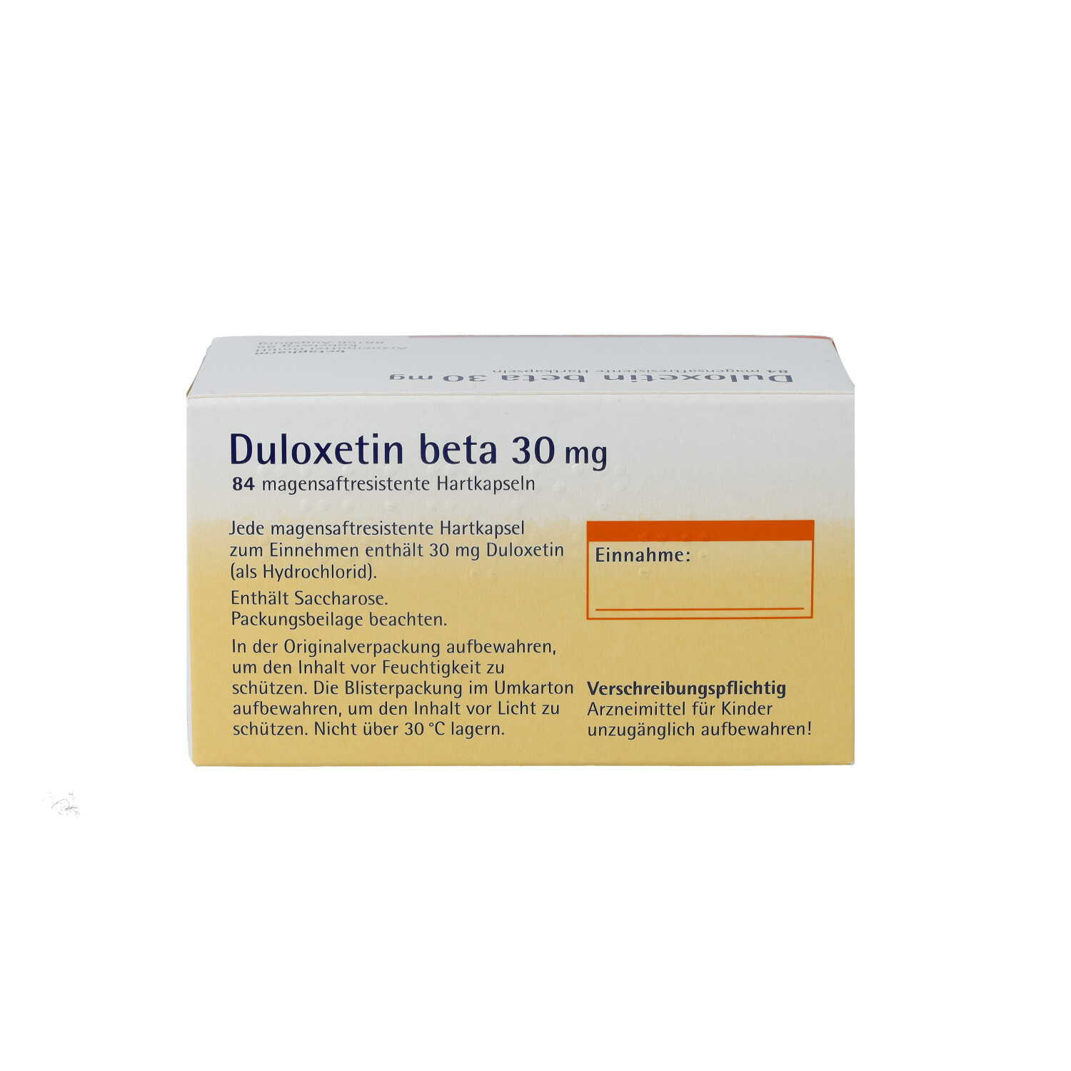 DULOXETIN beta 30 mg magensaftresistente Hartkaps.