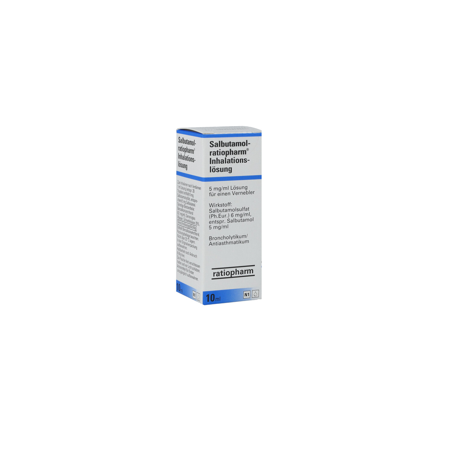 SALBUTAMOL-ratiopharm Lösung f.e.Vernebler