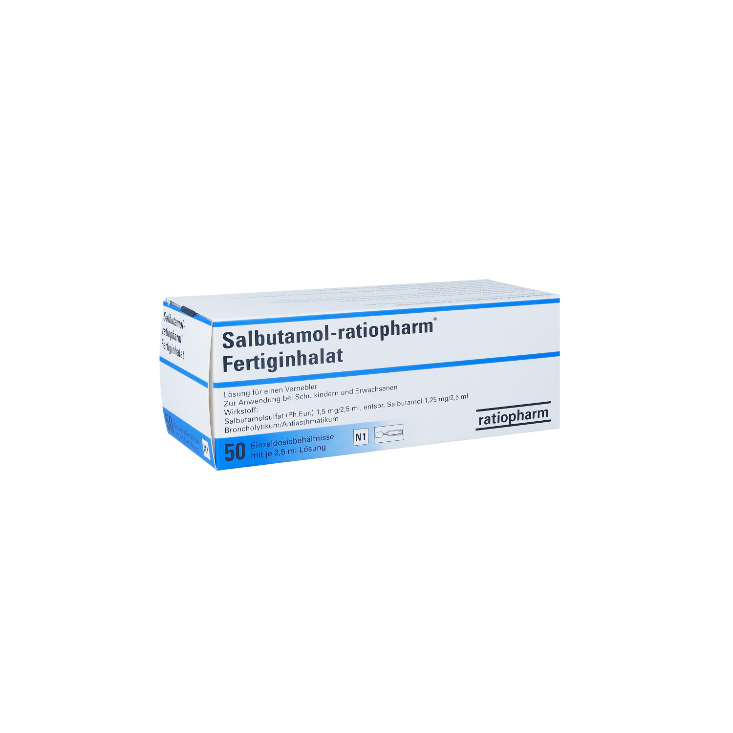 SALBUTAMOL-ratiopharm Fertiginhal.Lsg.f.e.Vernebl.