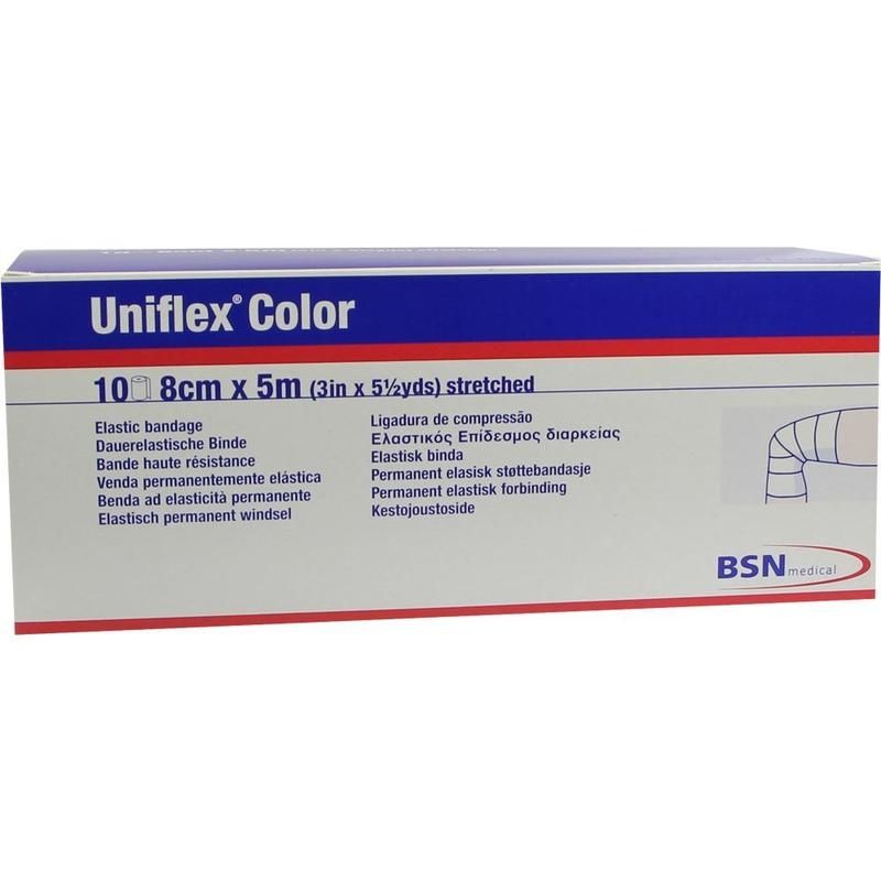 UNIFLEX Universal Binden 8 cmx5 m rot