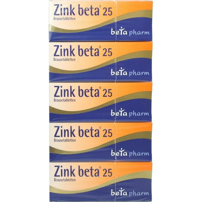 ZINK BETA 25 Brausetabletten