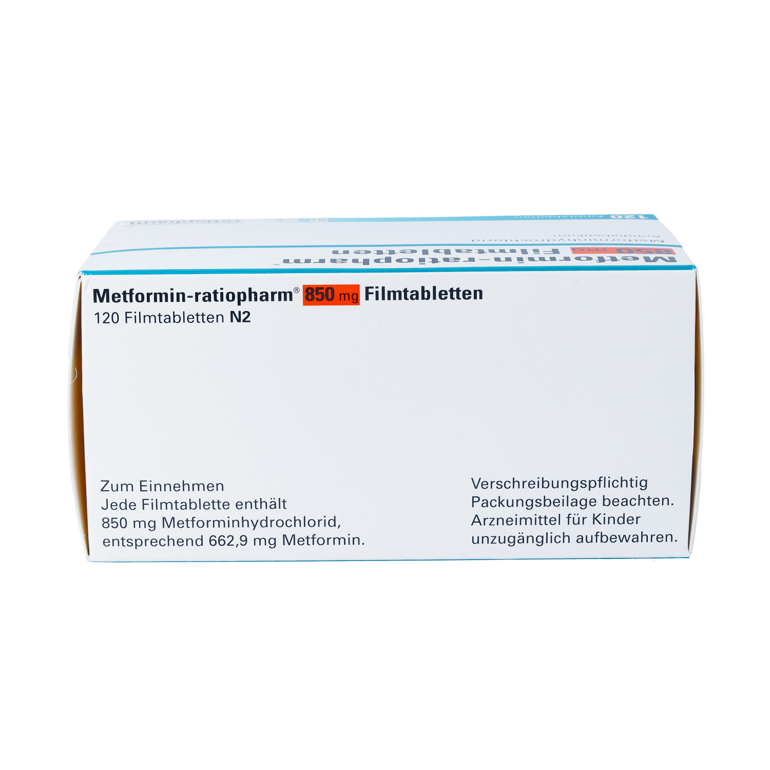 METFORMIN-ratiopharm 850 mg Filmtabletten