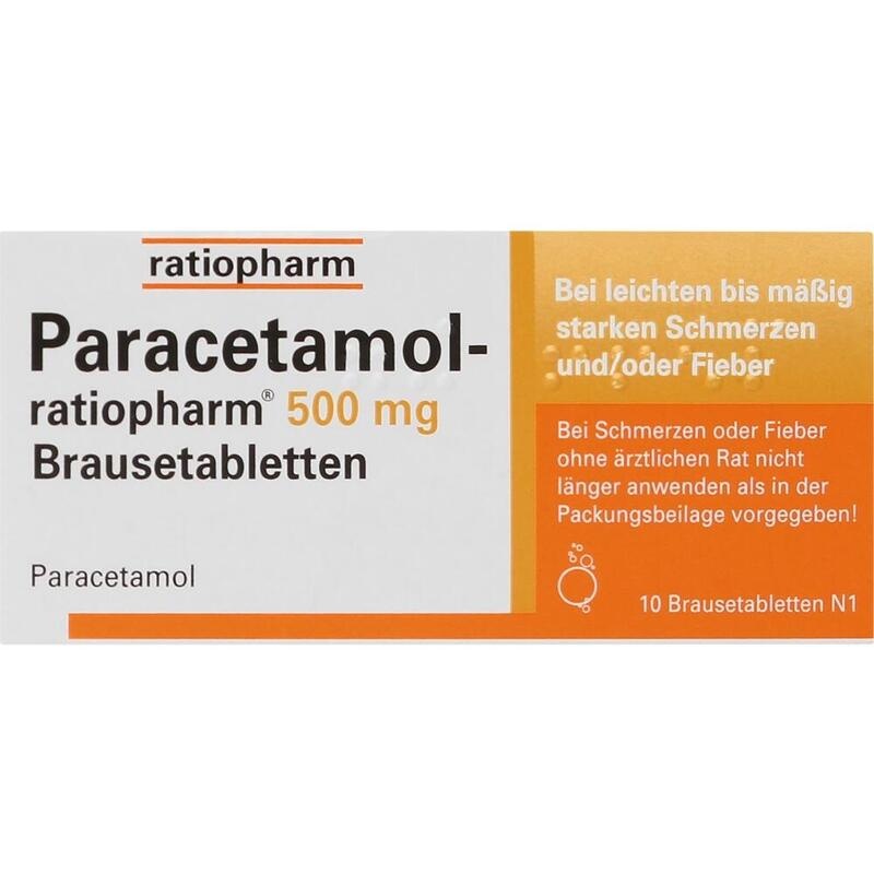 PARACETAMOL-ratiopharm 500 mg Brausetabletten