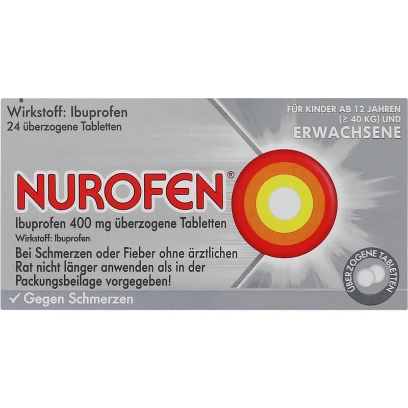 NUROFEN Ibuprofen 400 mg überzogene Tabletten