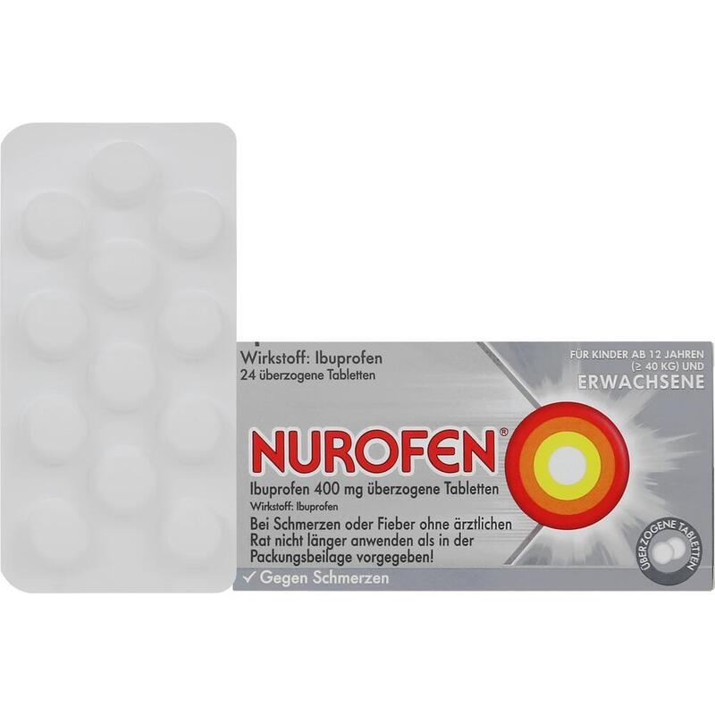 NUROFEN Ibuprofen 400 mg überzogene Tabletten