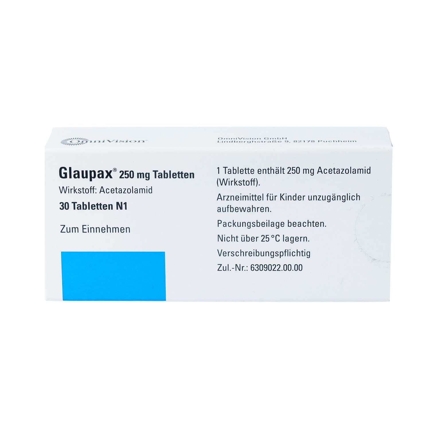 GLAUPAX 250 mg Tabletten