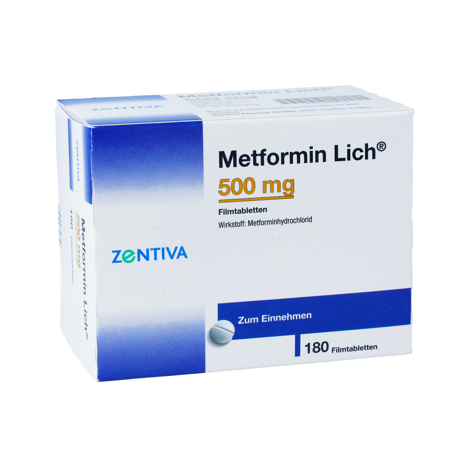 METFORMIN Lich 500 mg Filmtabletten
