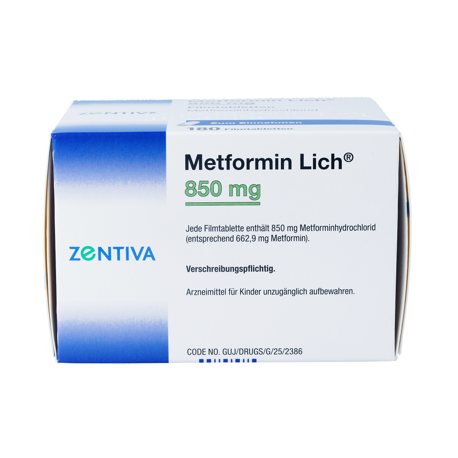 METFORMIN Lich 850 mg Filmtabletten