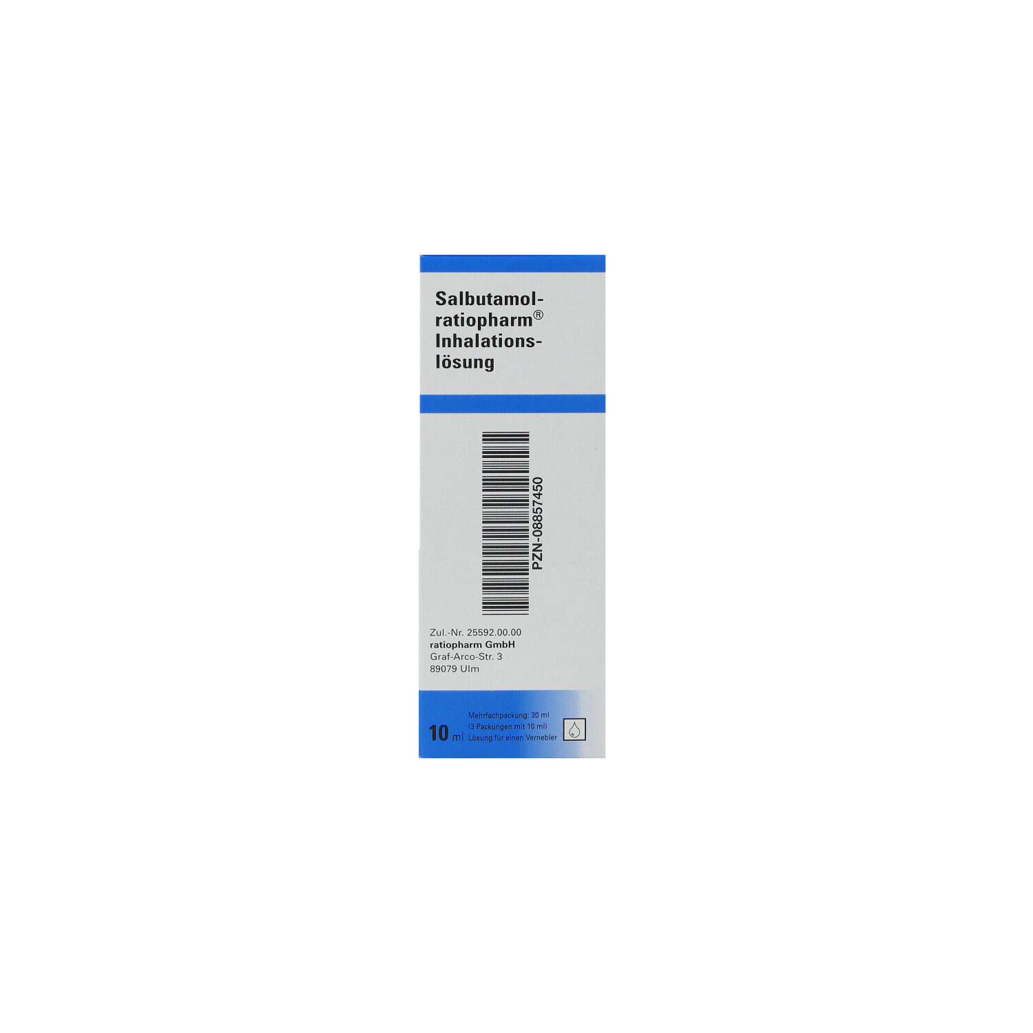 SALBUTAMOL-ratiopharm Lösung f.e.Vernebler
