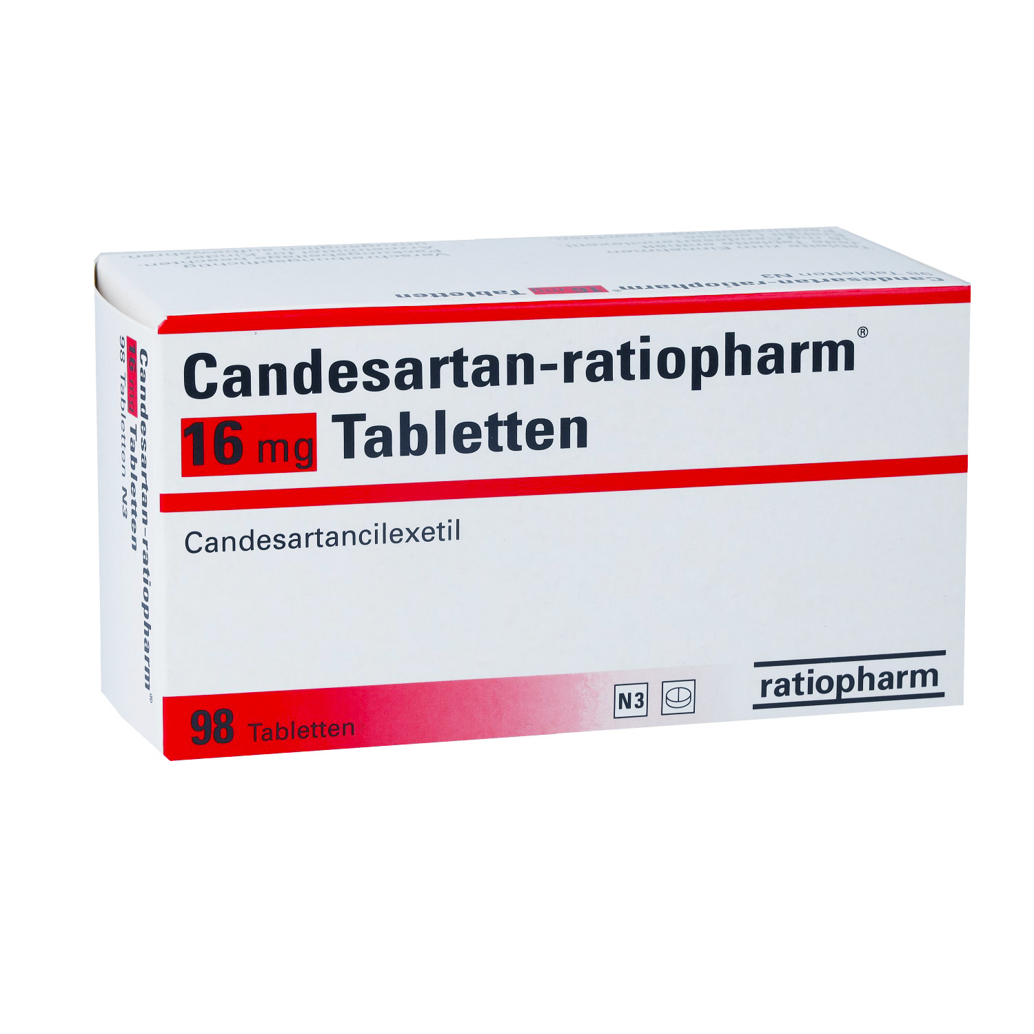 CANDESARTAN-ratiopharm 16 mg Tabletten