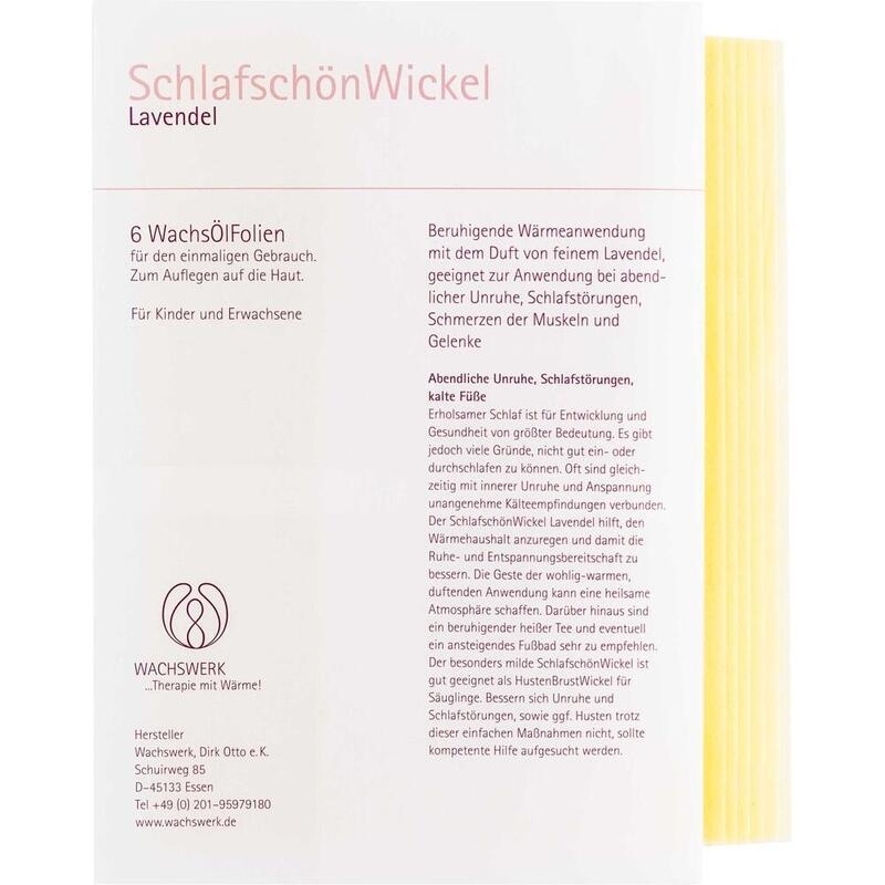 SCHLAFSCHÖN Wickel Lavendel
