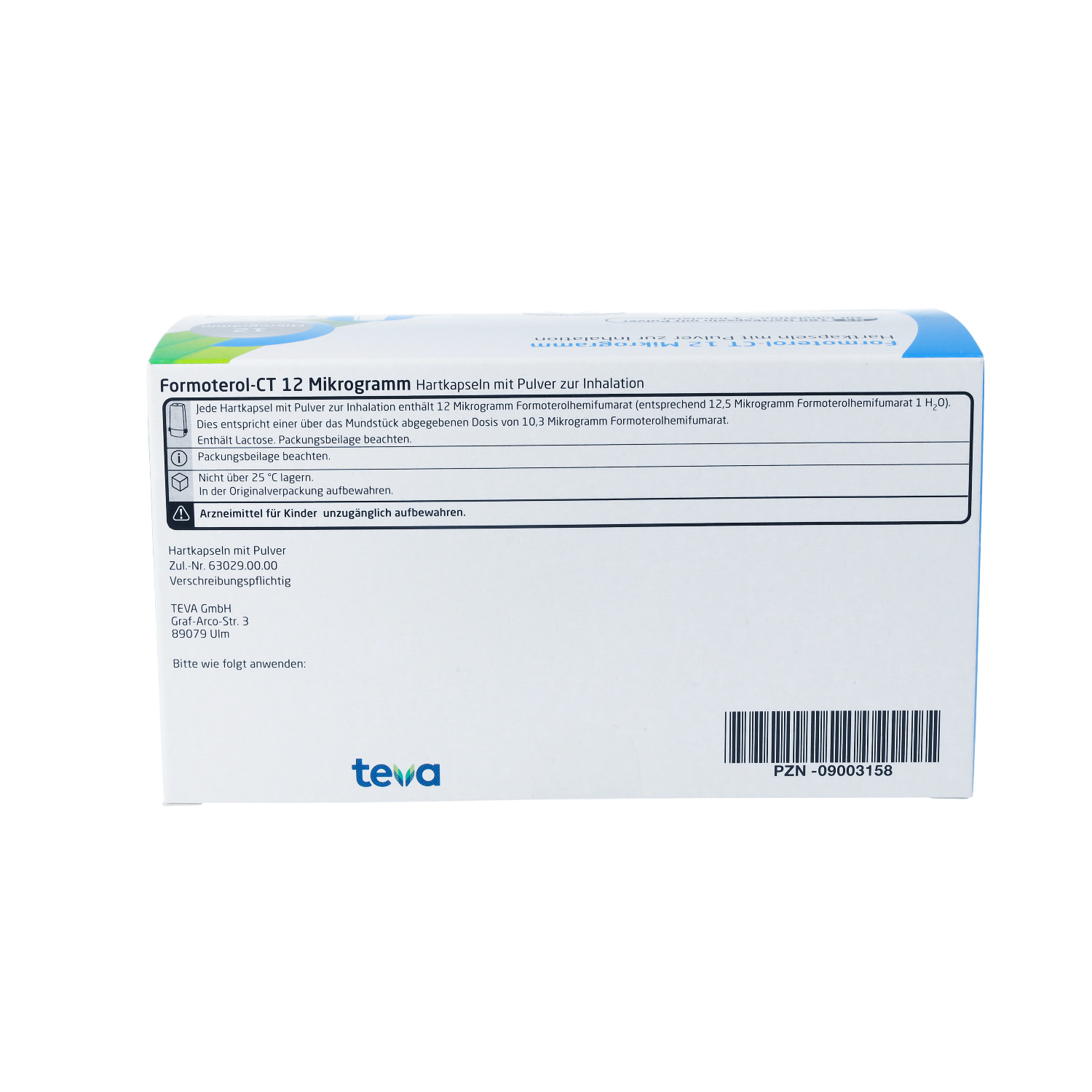 FORMOTEROL-CT 12 Mikrogramm Hartkps.m.Plv.z.Inhal.