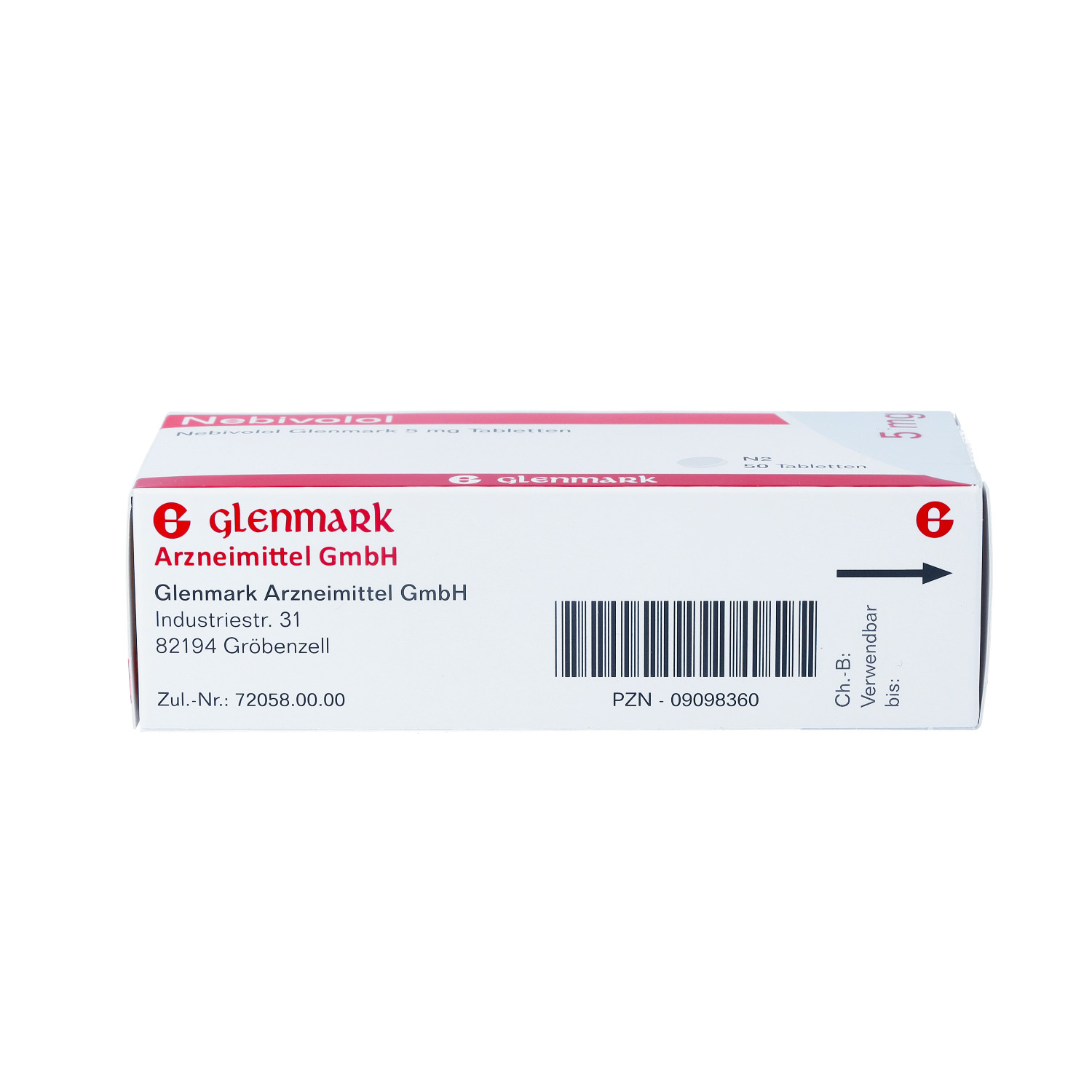 NEBIVOLOL Glenmark 5 mg Tabletten
