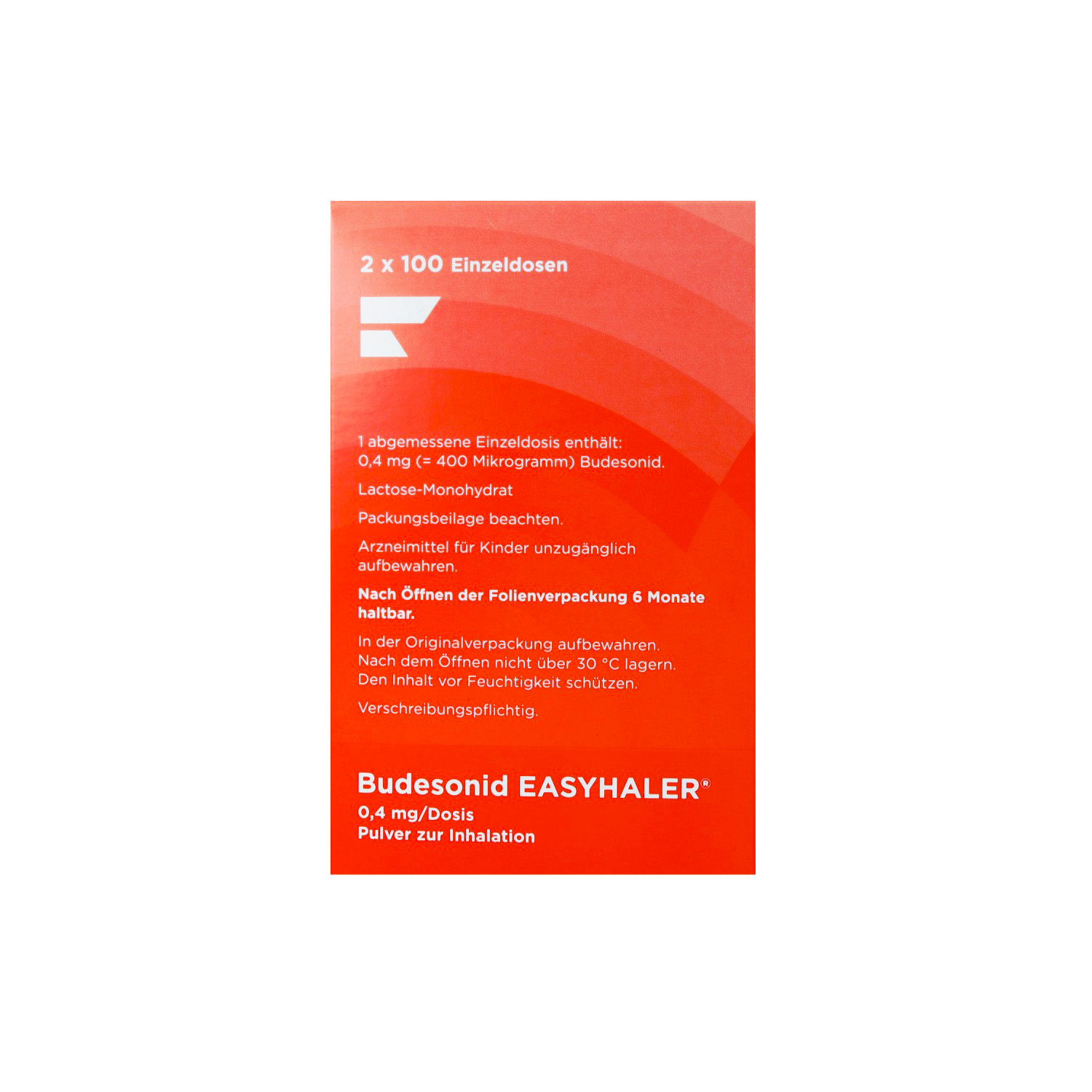 BUDESONID Easyhaler 0,4 mg/Dosis 2x100 ED P.z.Inh.