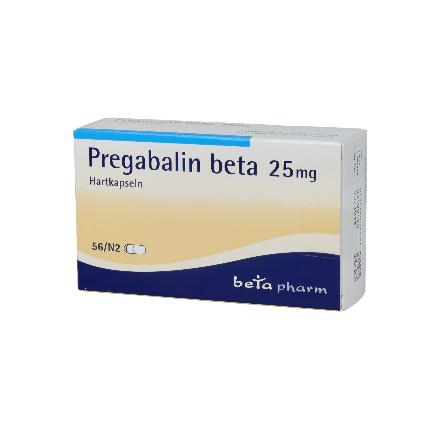 PREGABALIN beta 25 mg Hartkapseln