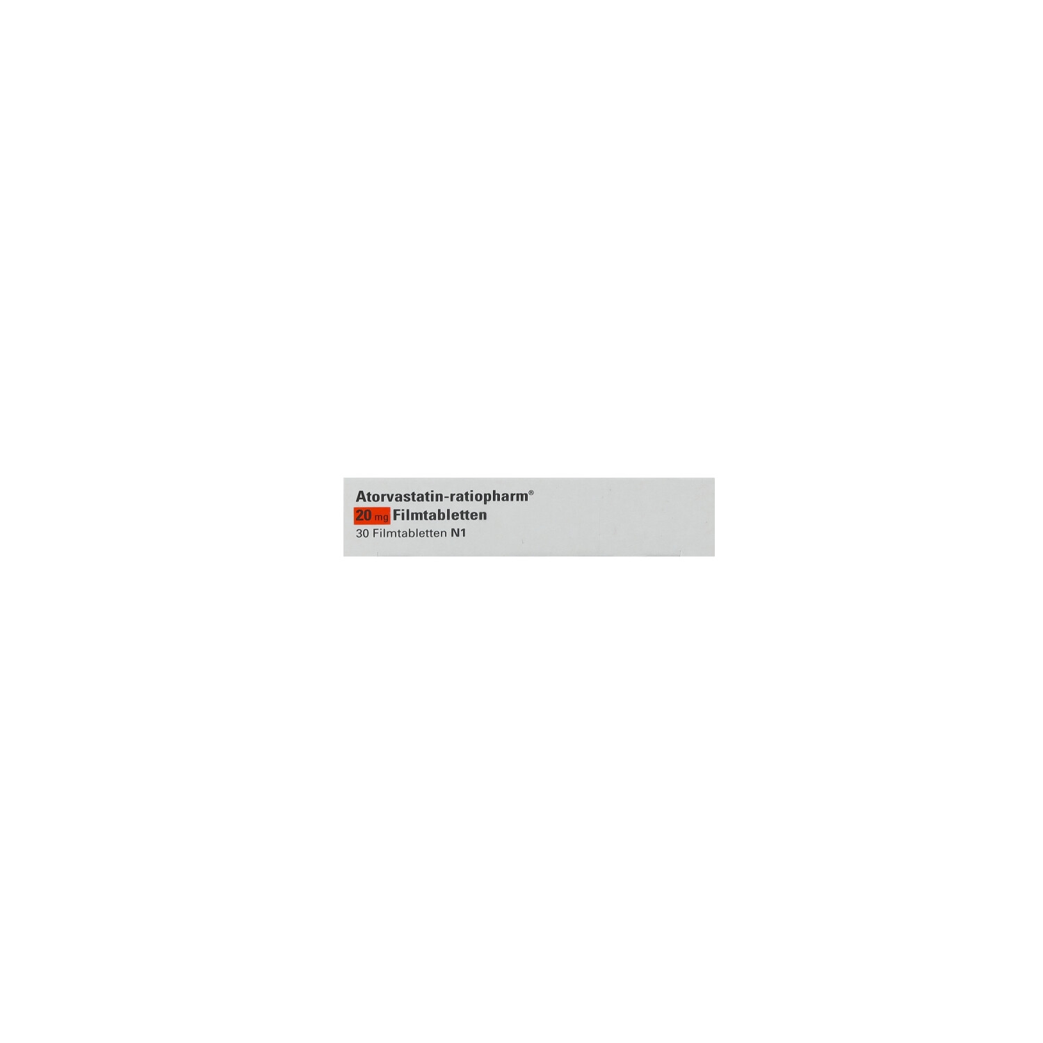 ATORVASTATIN-ratiopharm 20 mg Filmtabletten