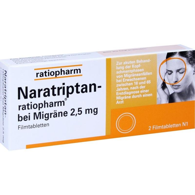 NARATRIPTAN-ratiopharm bei Migräne Filmtabletten