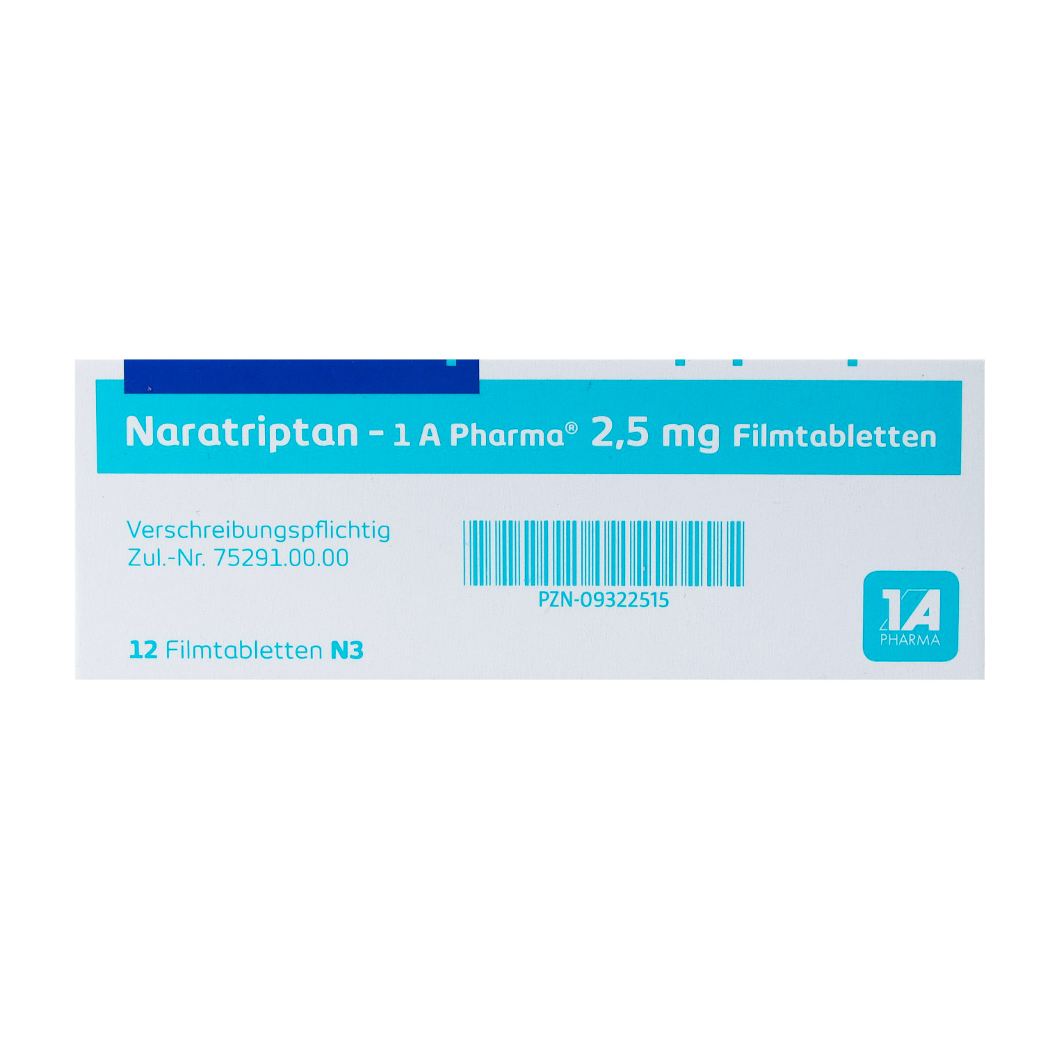 NARATRIPTAN-1A Pharma 2,5 mg Filmtabletten