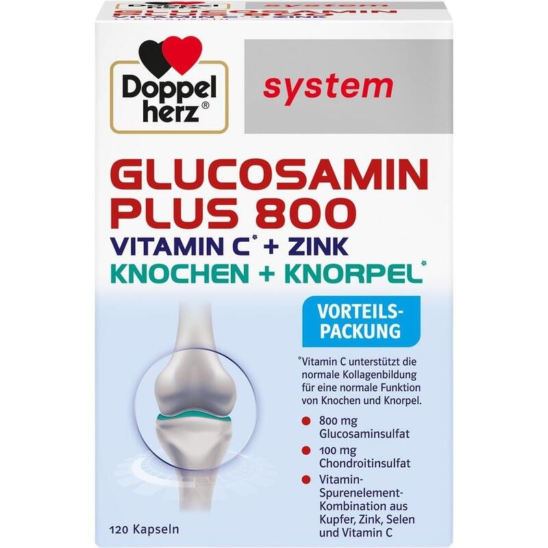 DOPPELHERZ Glucosamin Plus 800 system Kapseln