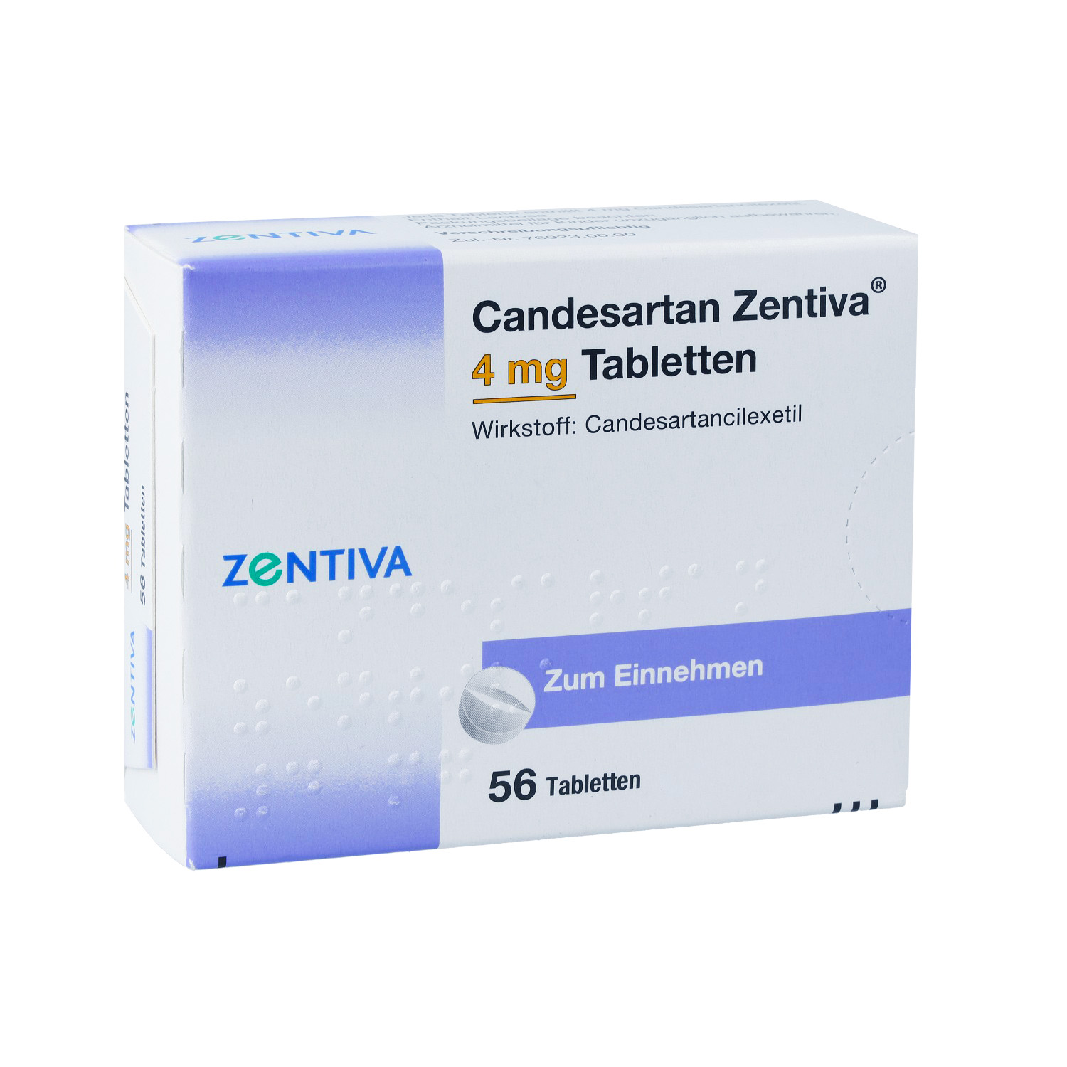 CANDESARTAN Zentiva 4 mg Tabletten