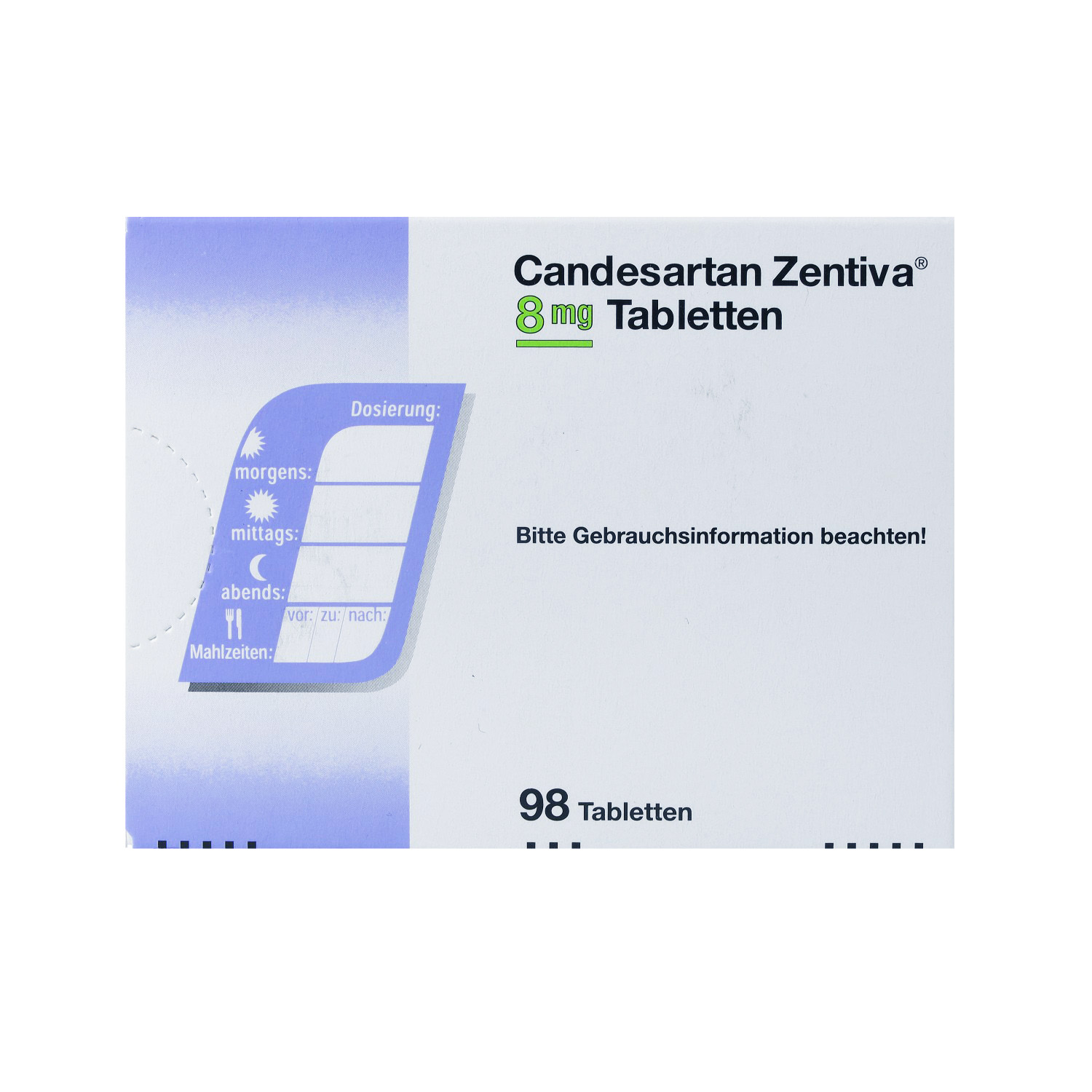CANDESARTAN Zentiva 8 mg Tabletten