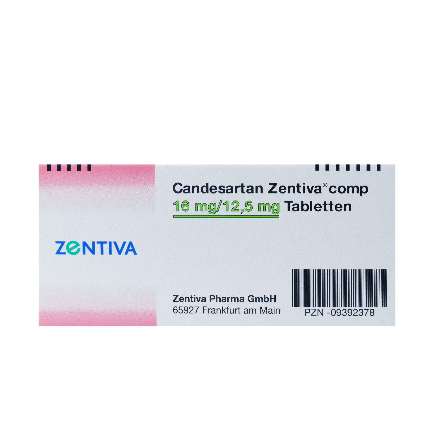 CANDESARTAN Zentiva comp 16 mg/12,5 mg Tabletten