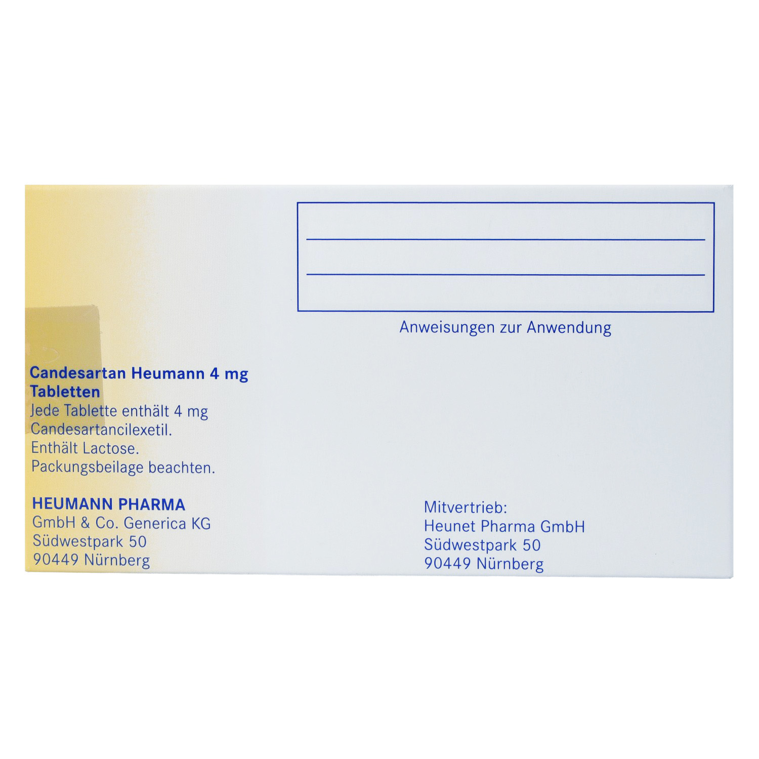 CANDESARTAN Heumann 4 mg Tabletten