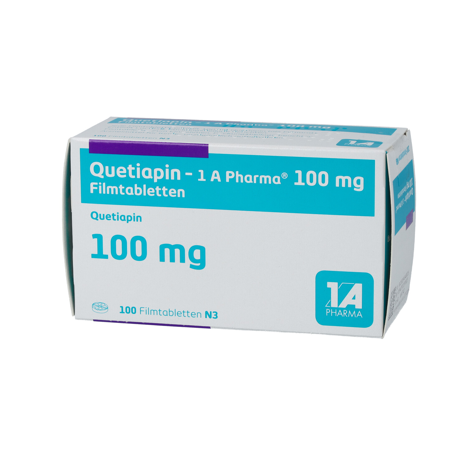 QUETIAPIN-1A Pharma 100 mg Filmtabletten