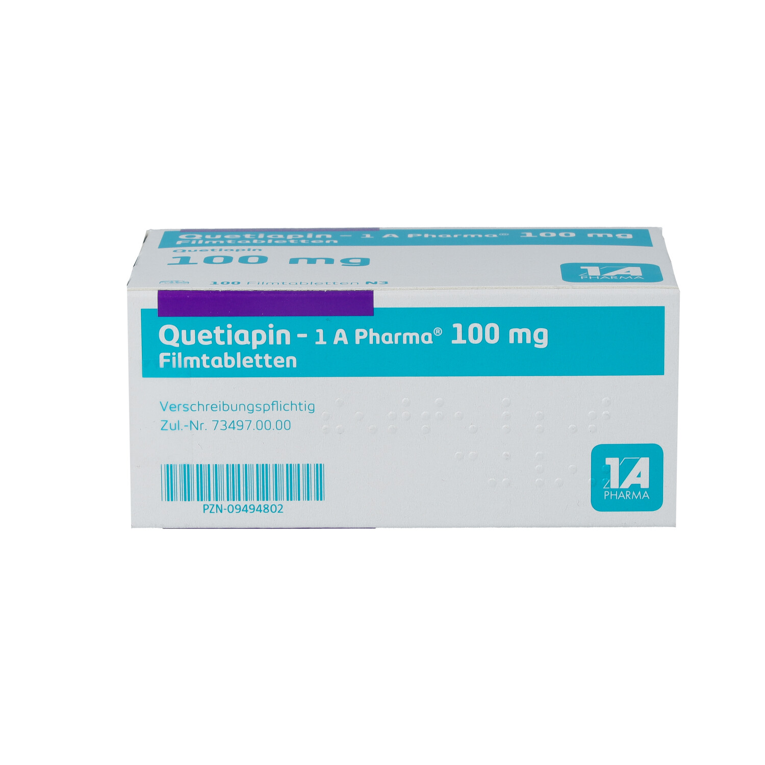 QUETIAPIN-1A Pharma 100 mg Filmtabletten