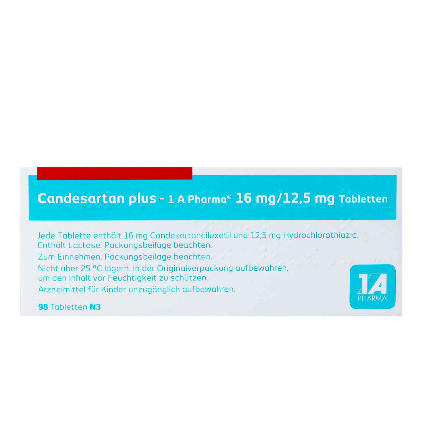 CANDESARTAN plus-1A Pharma 16 mg/12,5 mg Tabletten