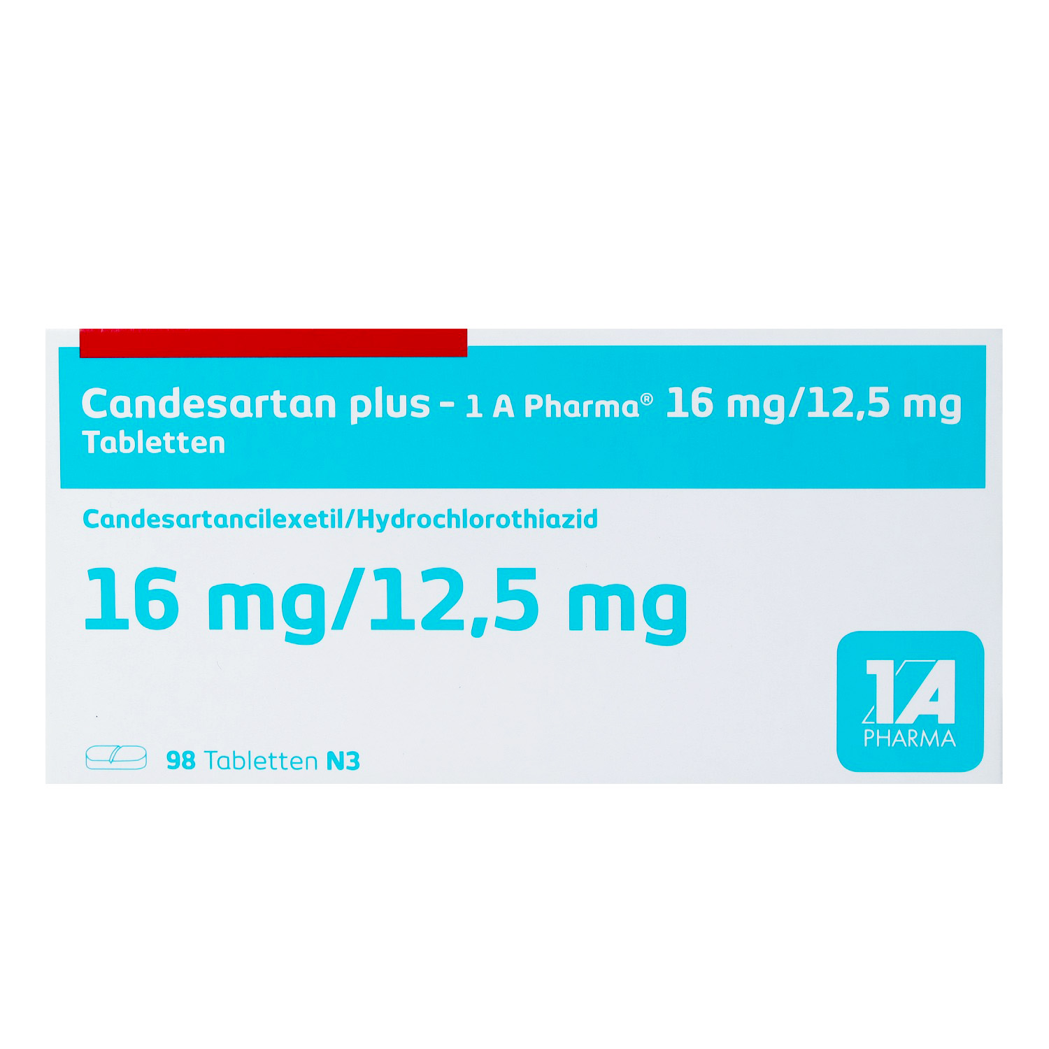 CANDESARTAN plus-1A Pharma 16 mg/12,5 mg Tabletten