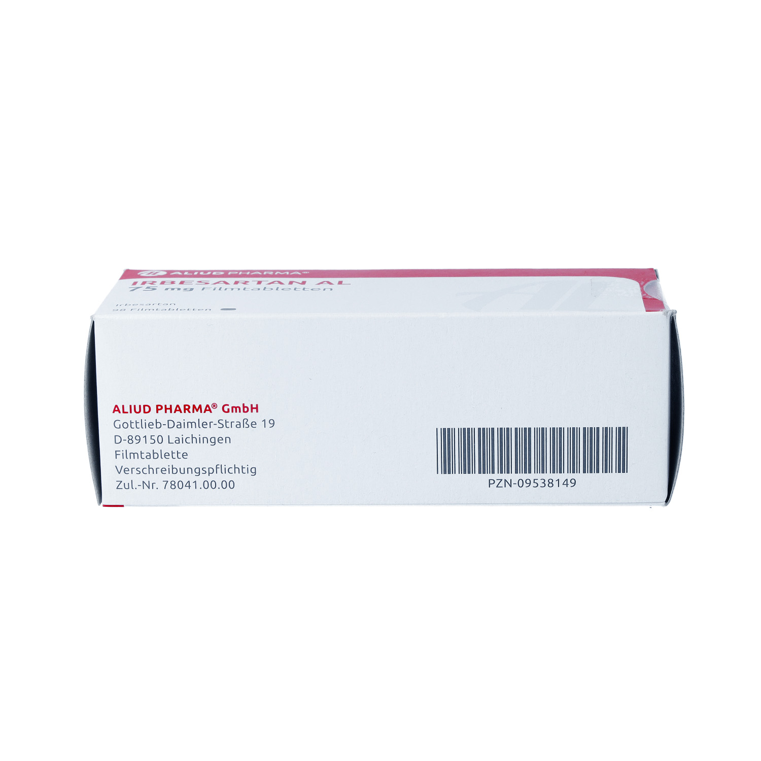IRBESARTAN AL 75 mg Filmtabletten