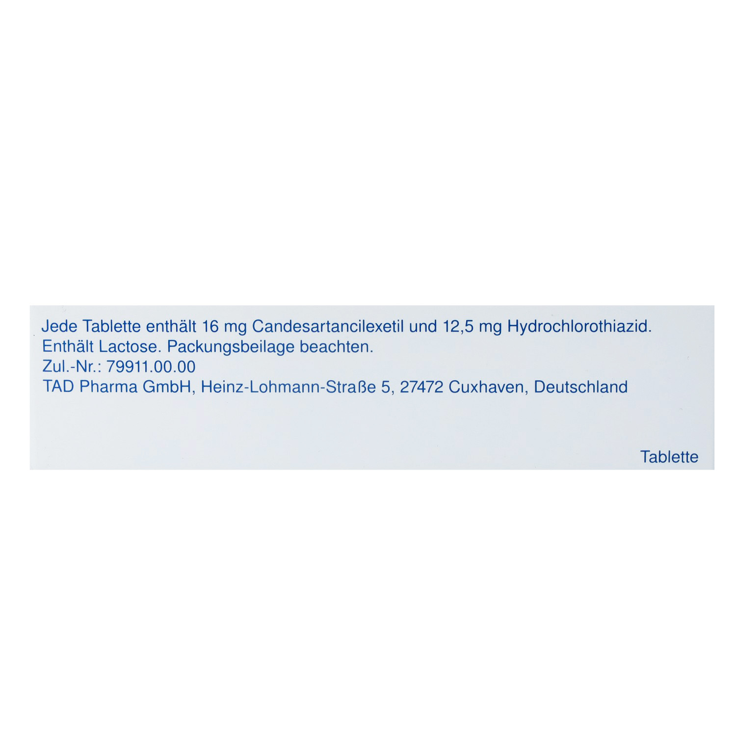 CANDECOR comp. 16 mg/12,5 mg Tabletten