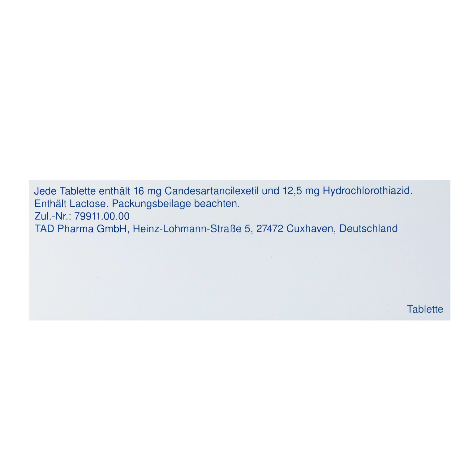 CANDECOR comp. 16 mg/12,5 mg Tabletten