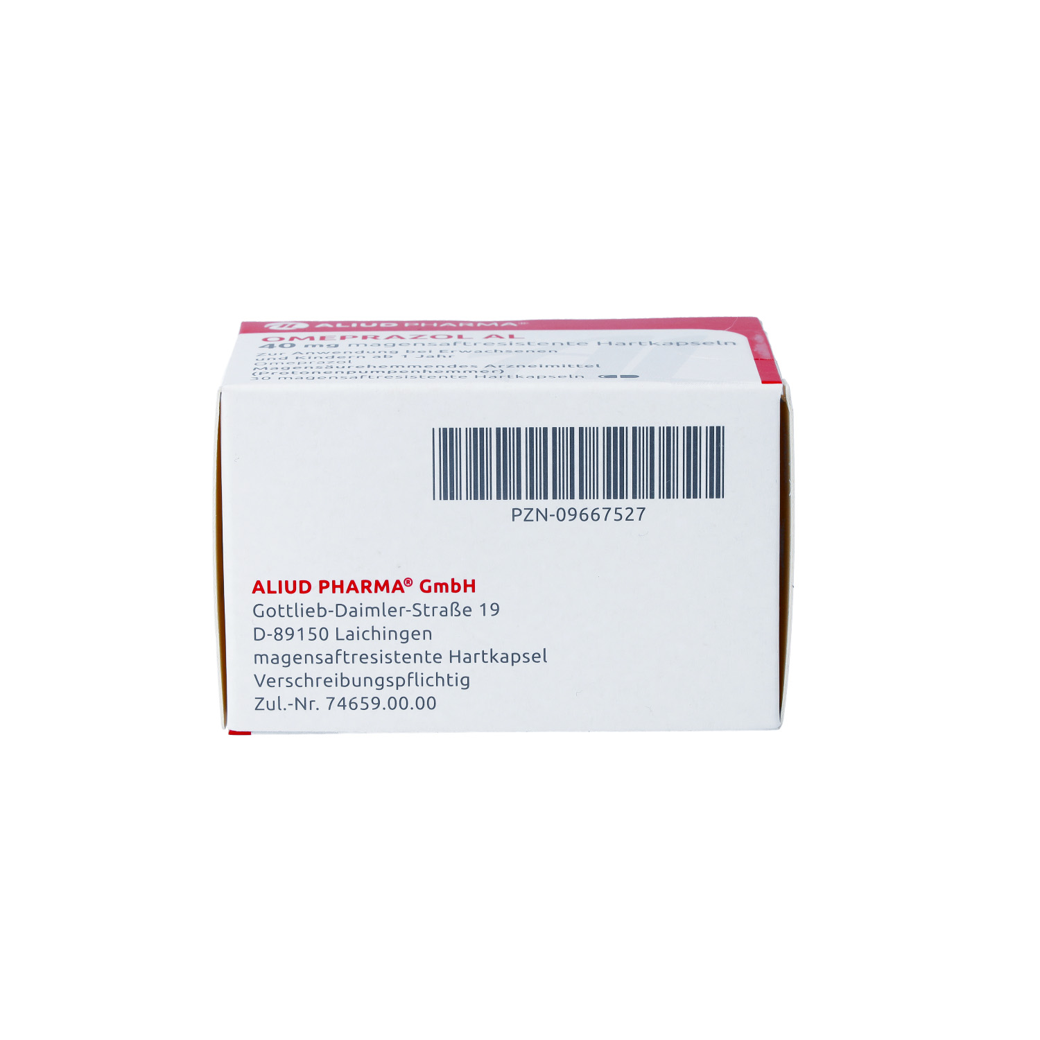 OMEPRAZOL AL 40 mg magensaftresistente Hartkapseln