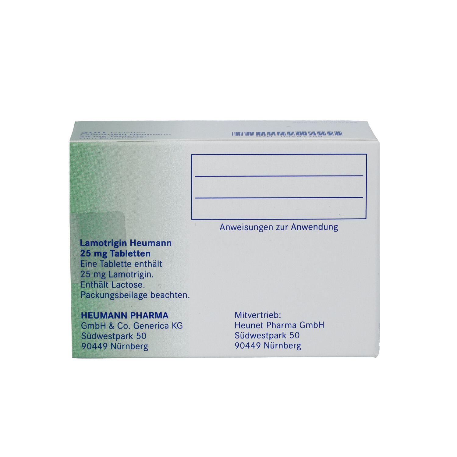 LAMOTRIGIN Heumann 25 mg Tabletten