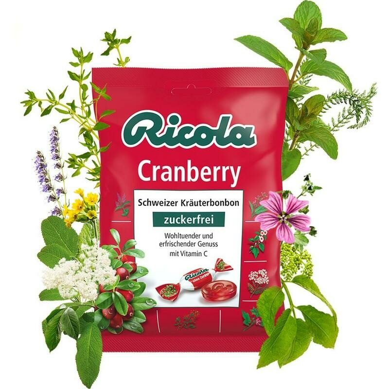 RICOLA o.Z.Beutel Cranberry Bonbons