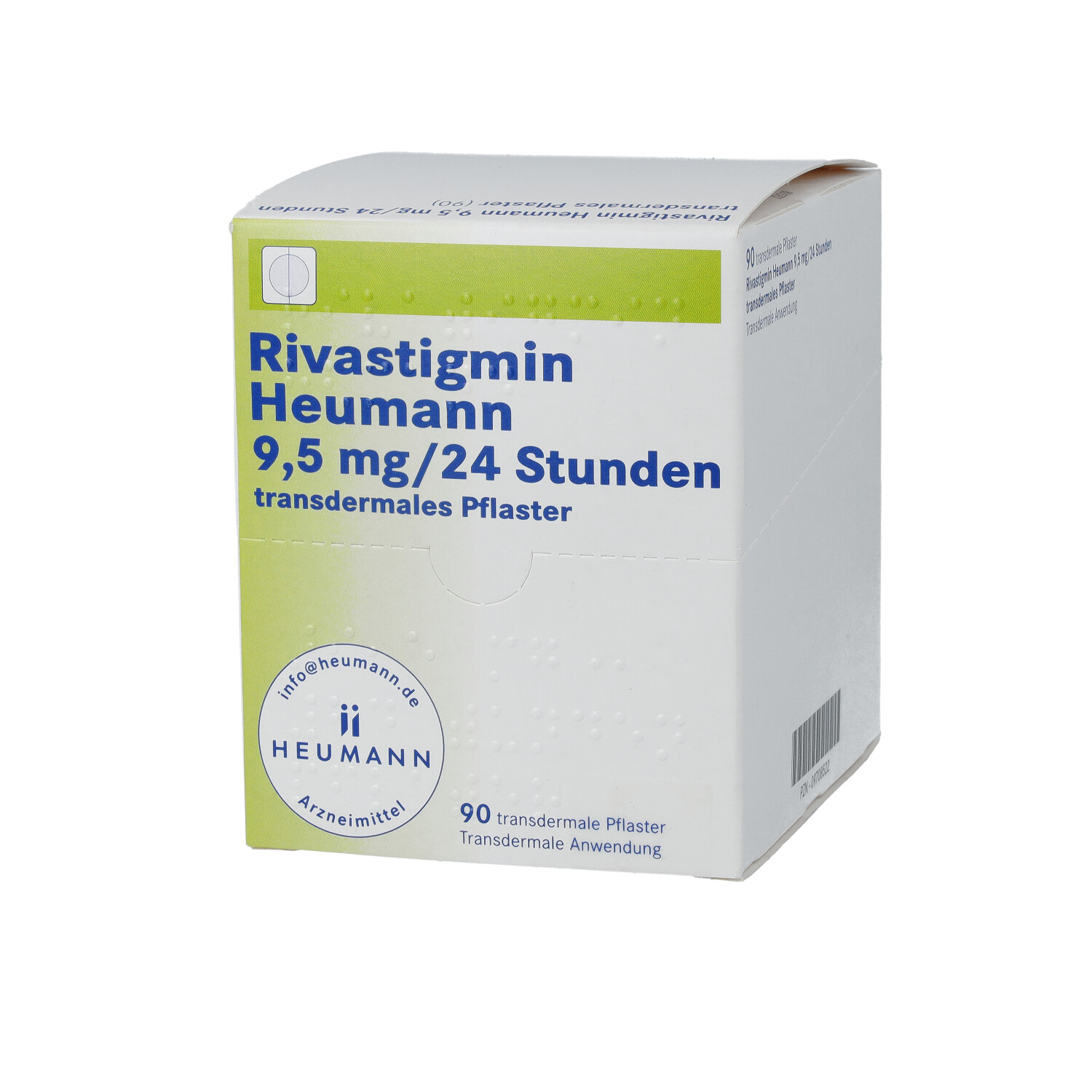 RIVASTIGMIN Heumann 9,5 mg/24 Std. transd.Pflaster