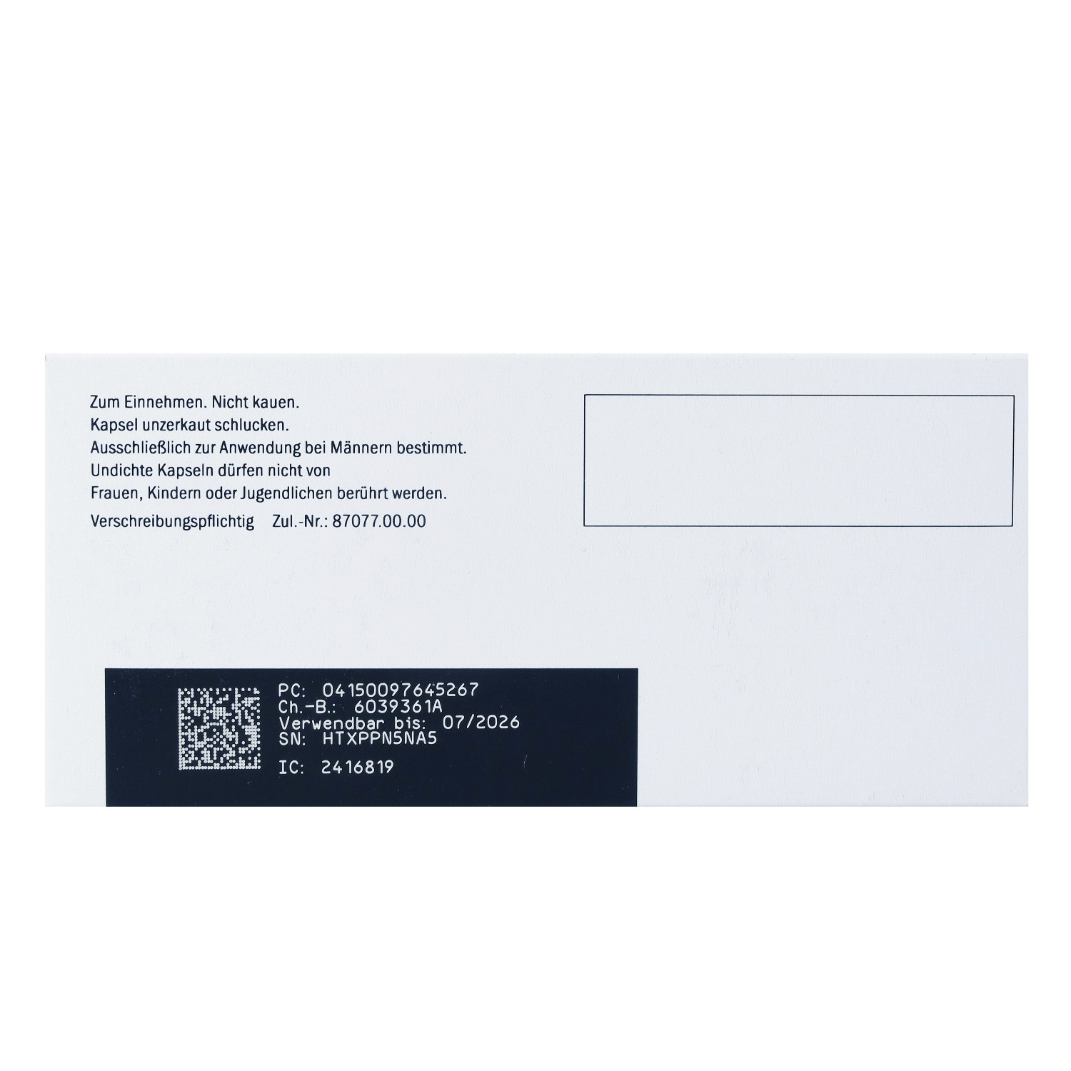 DUODART 0,5 mg/0,4 mg Hartkapseln