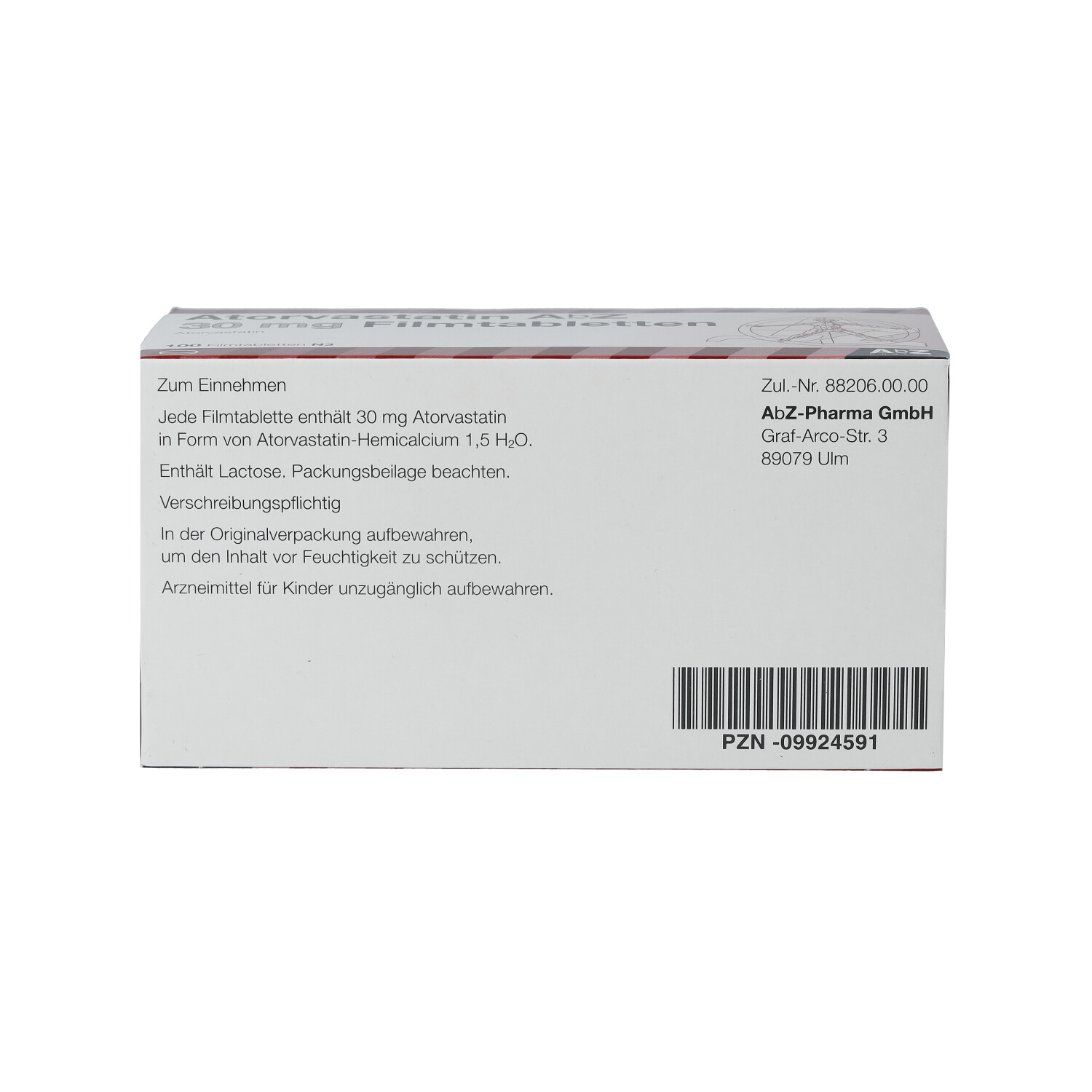 ATORVASTATIN AbZ 30 mg Filmtabletten