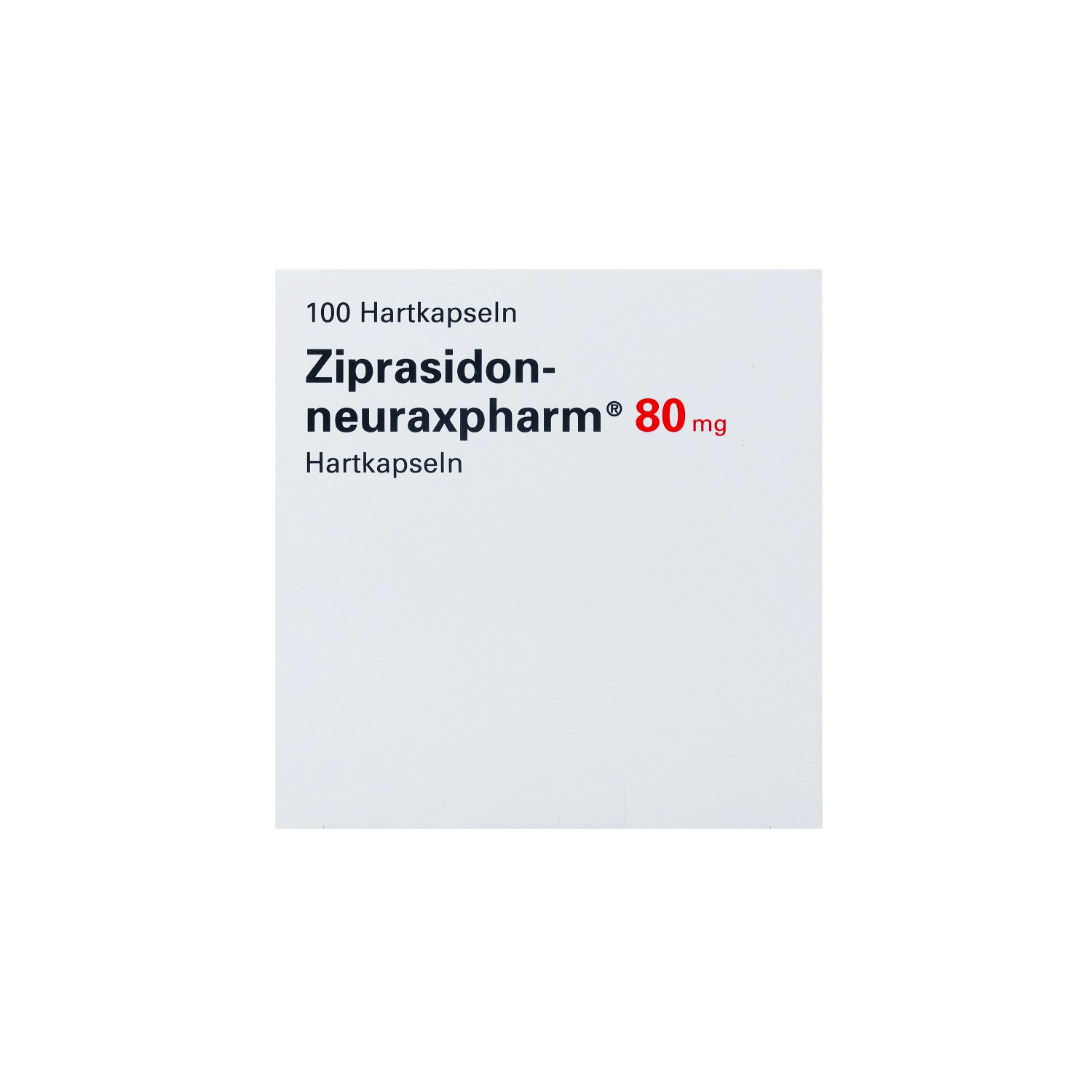 ZIPRASIDON-neuraxpharm 80 mg Hartkapseln