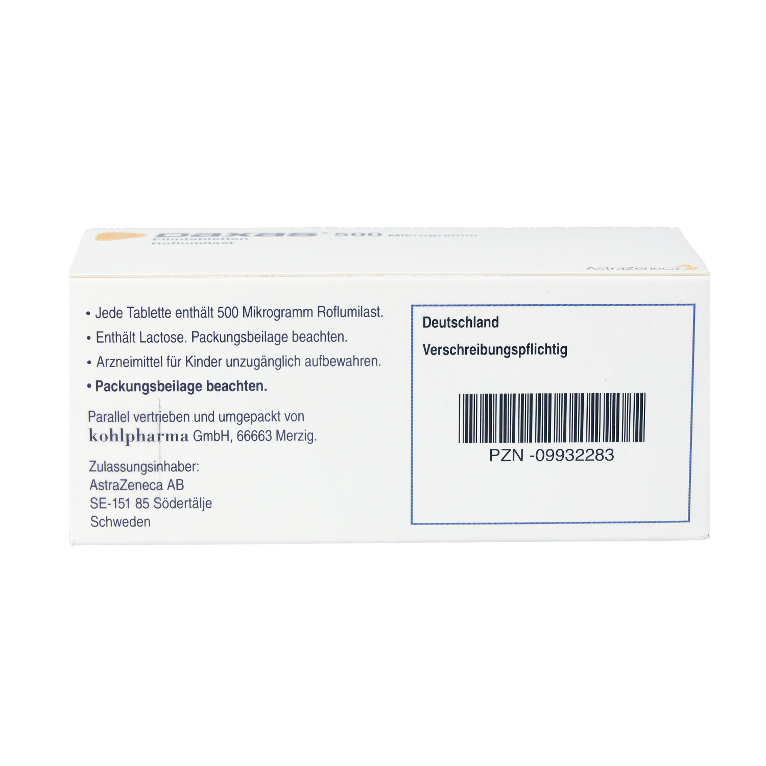 DAXAS 500 μg Filmtabletten