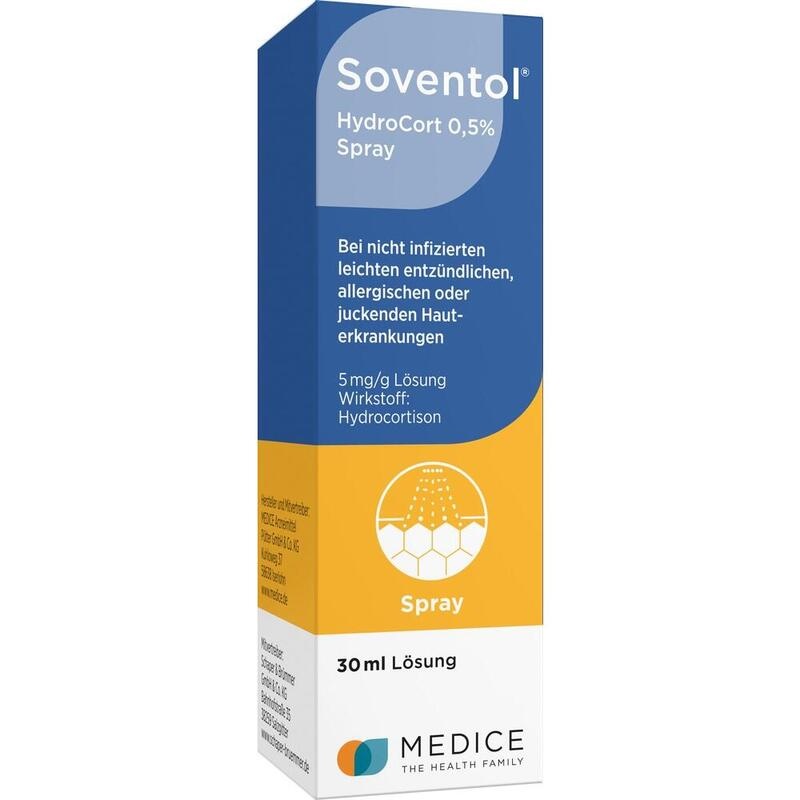 SOVENTOL Hydrocort 0,5% Spray