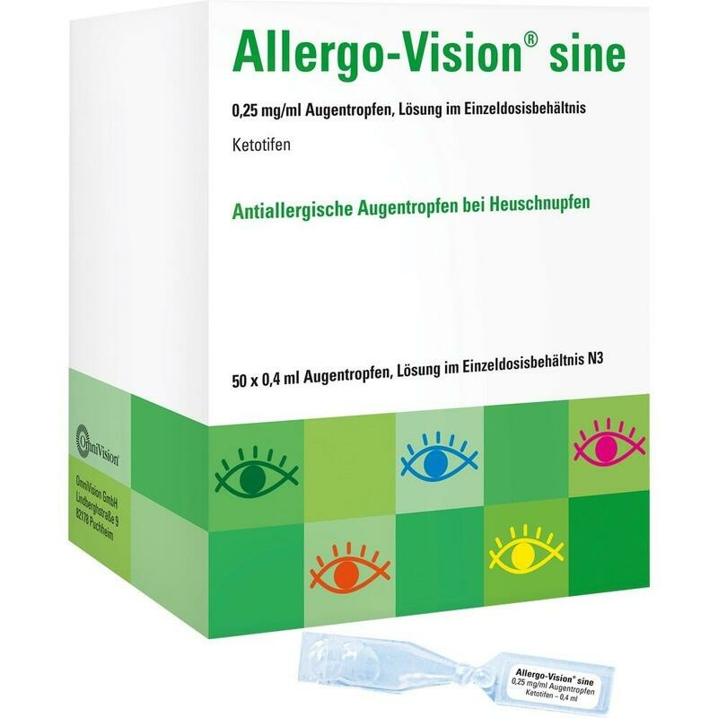 Allergo-Vision sine 0,25mg/ml Augentropfen 50X0.4 ml Einzeldosispipetten