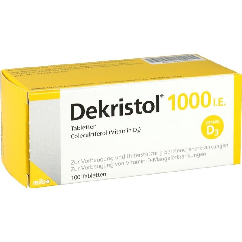 DEKRISTOL 1.000 I.E. Tabletten