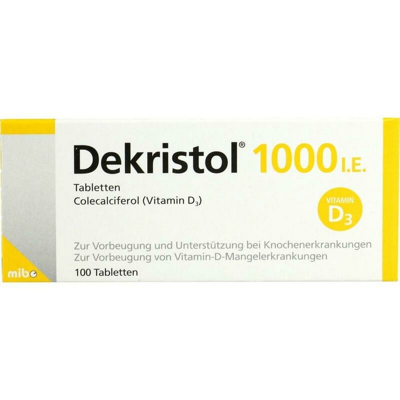 DEKRISTOL 1.000 I.E. Tabletten